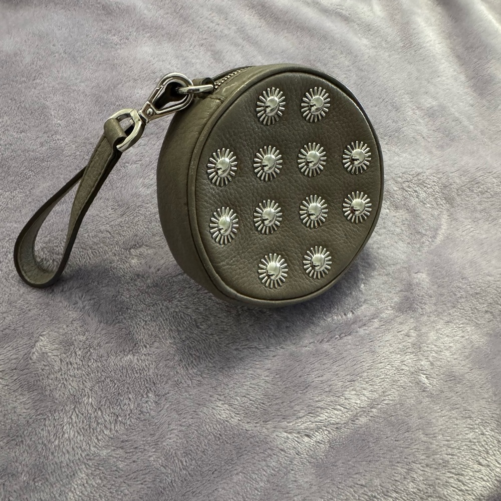 Michael Kors Taupe Leather Coin Purse
